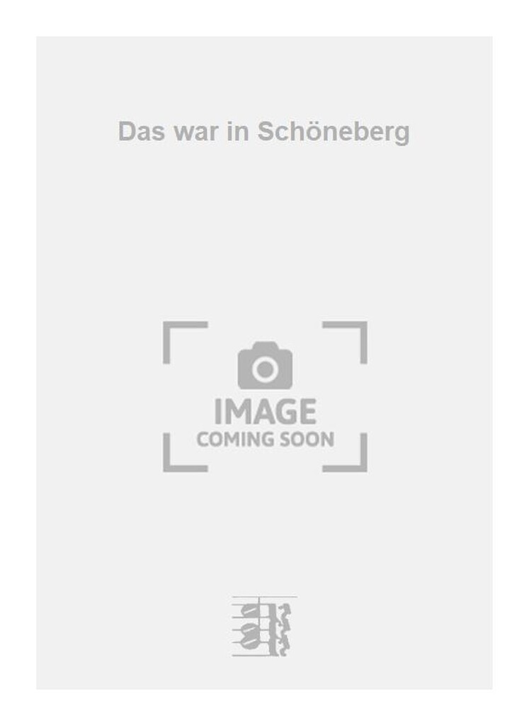 Das war in Schöneberg